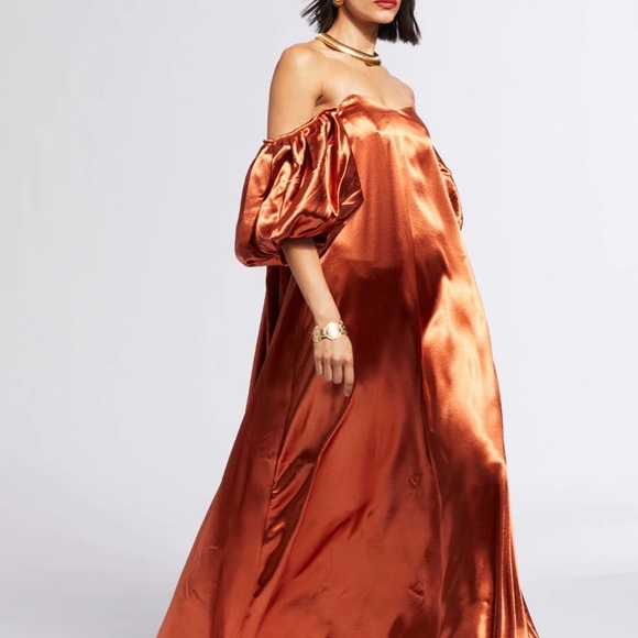 Caroline Constas Dresses & Skirts - Caroline Constas Palmer Off-Shoulder Maxi Dress